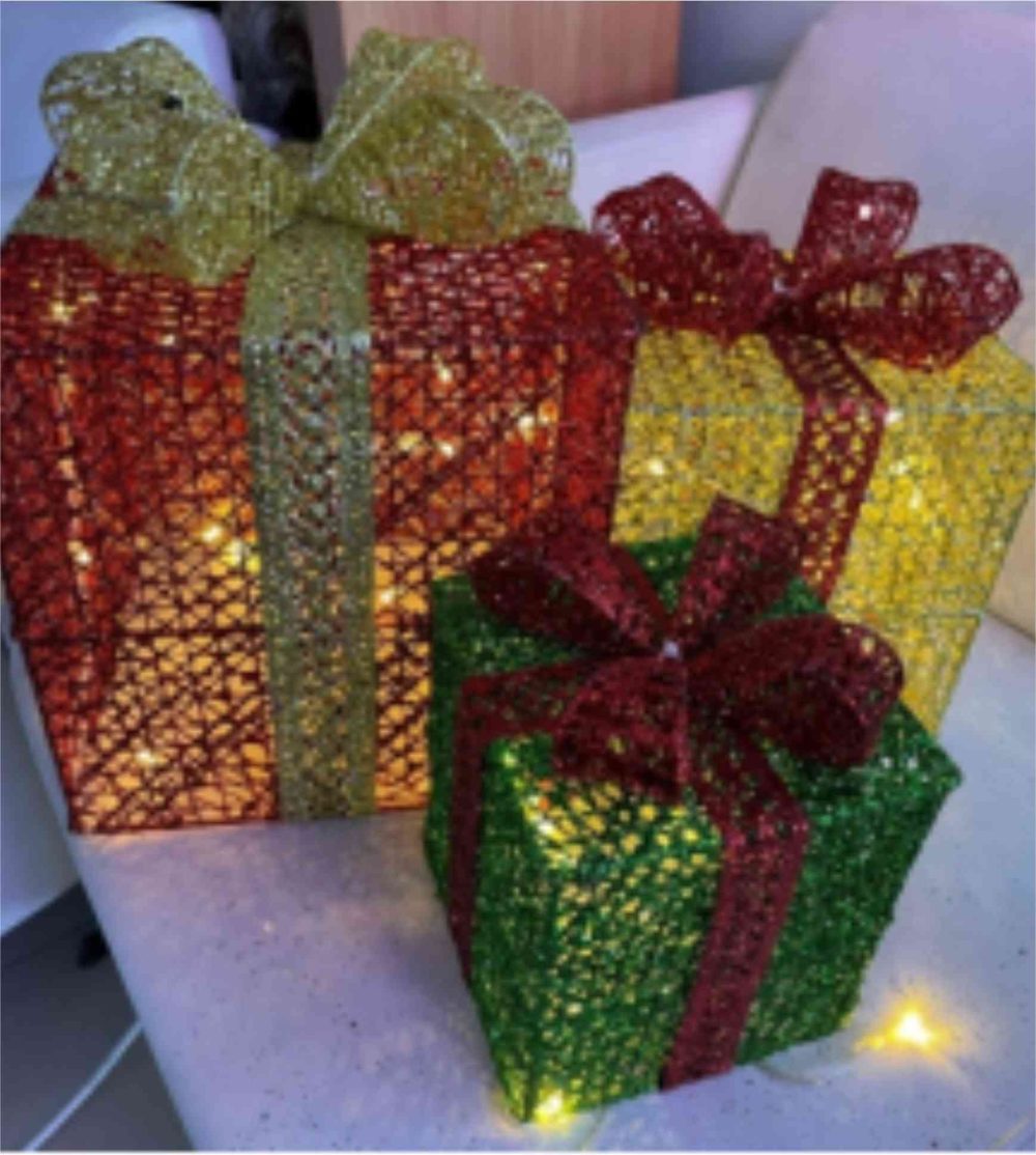 LED Gift Boxes (Set of 3)