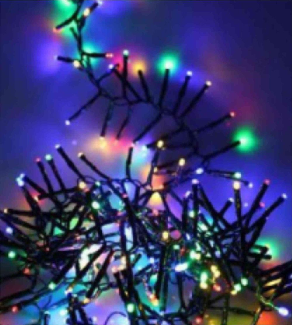 LED multicolored cluster light