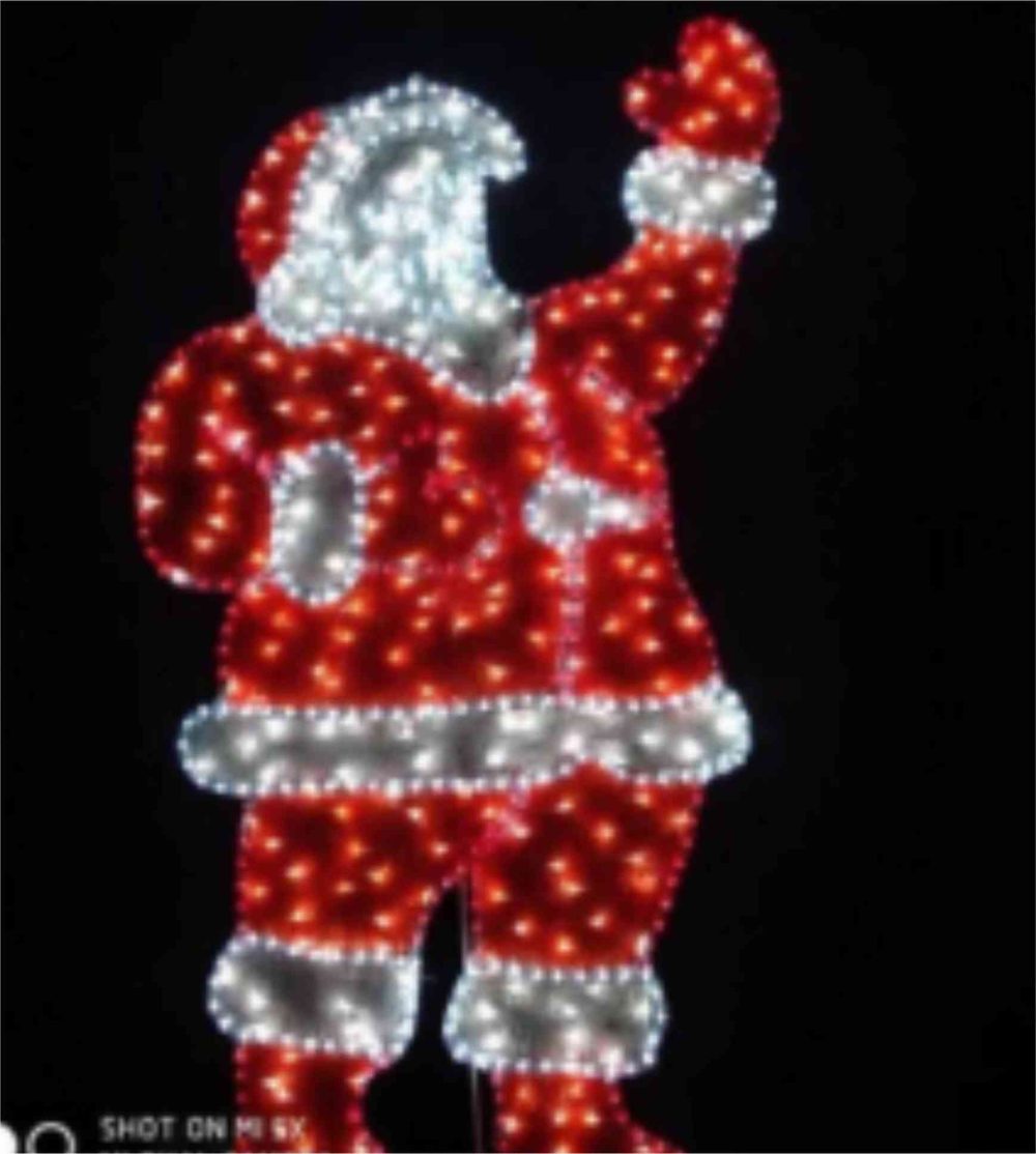 LED Santa Motif